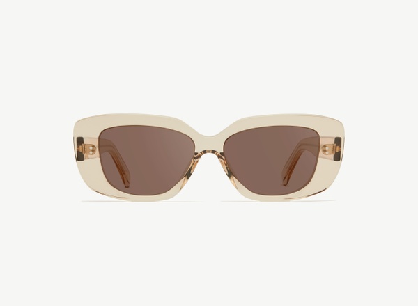 Front view of a pair of eyeglasses called the Actress in Nude