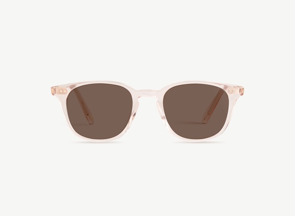 Front view of a pair of eyeglasses called the Samaritan in Soda