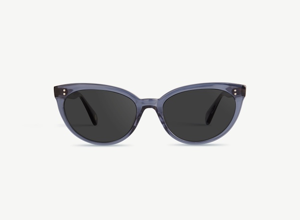Front view of a pair of eyeglasses called the Idol in Midnight