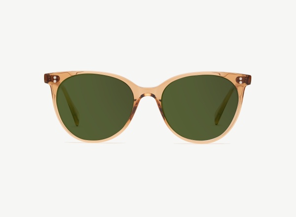 Front view of a pair of eyeglasses called the Perfumer in Brown