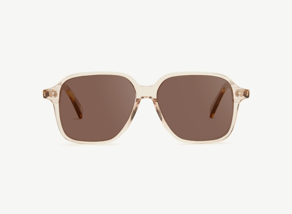Front view of a pair of eyeglasses called the Legend in Sunset