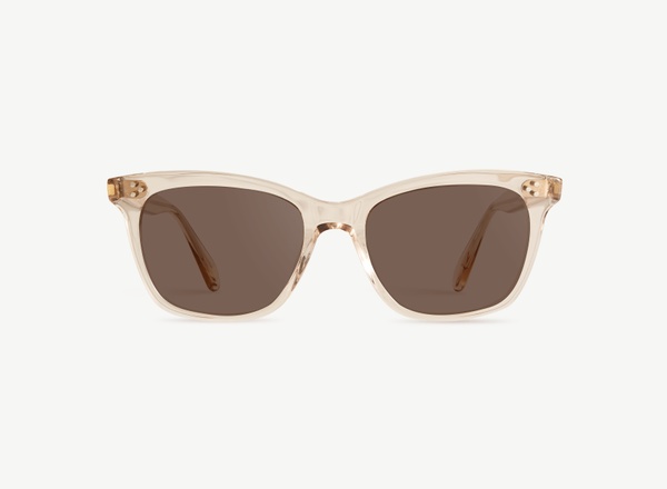 Front view of a pair of eyeglasses called the Model in Nude