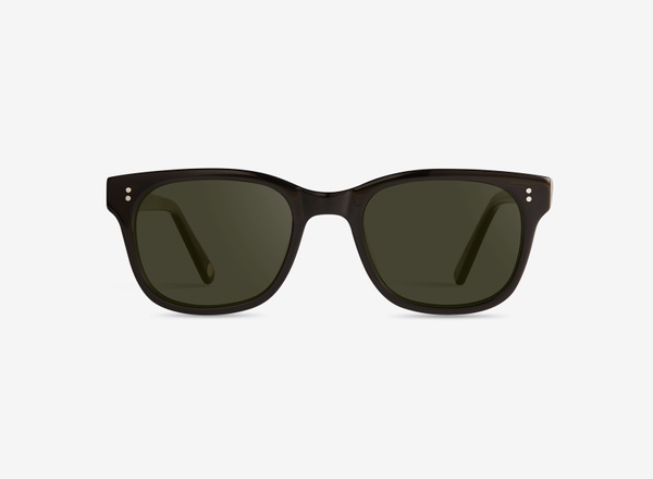Front view of a pair of eyeglasses called the Creator in Black