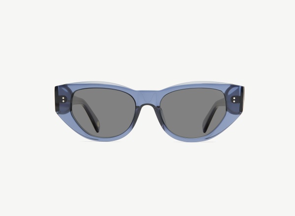 Front view of a pair of eyeglasses called the Rebel in Midnight