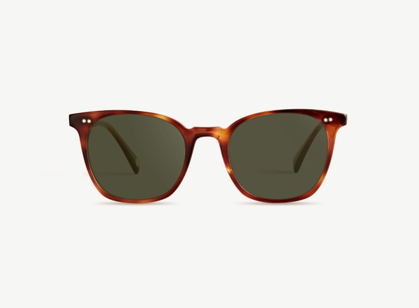 Front view of a pair of eyeglasses called the Pro in Havana