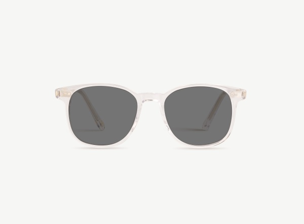 Front view of a pair of eyeglasses called the Wonder in Crystal