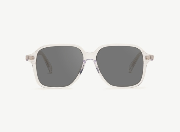 Front view of a pair of eyeglasses called the Legend in Crystal