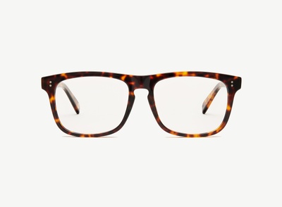 A pair of eyeglasses called the Captain in Tortoise colour