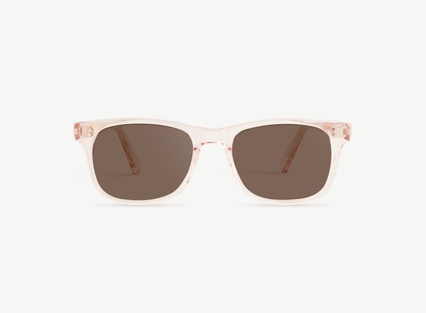 Front view of a pair of eyeglasses called the Founder in Soda