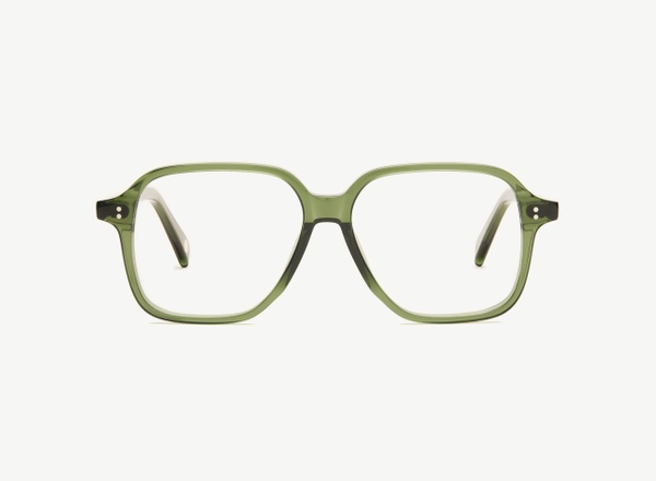 Front view of a pair of eyeglasses called the Legend in Jade