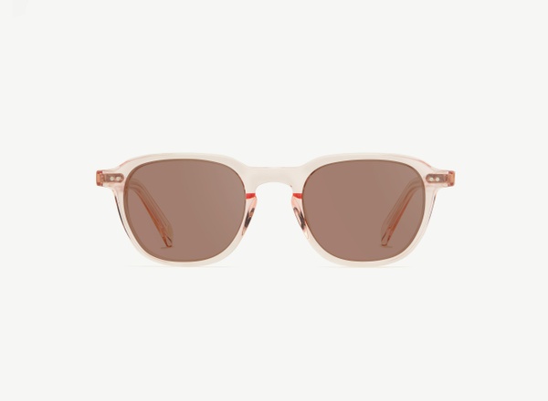 Front view of a pair of eyeglasses called the Doer in Soda