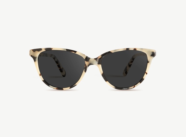 Front view of a pair of eyeglasses called the Cutie in Diorite