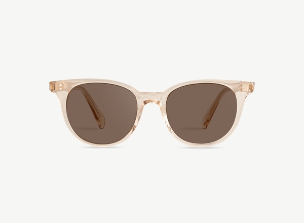 Front view of a pair of eyeglasses called the Aesthete in Nude