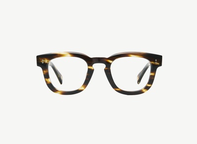 A pair of eyeglasses called the Romeo in Tobacco colour