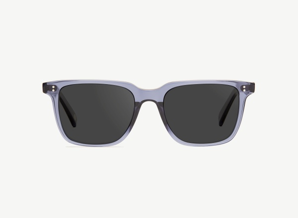 Front view of a pair of eyeglasses called the Leader in Midnight