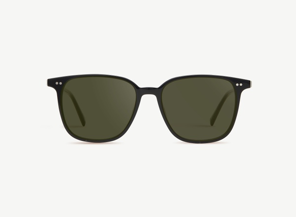 Front view of a pair of eyeglasses called the Fiance in Black