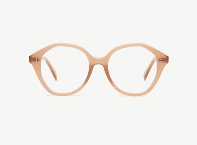 A pair of eyeglasses called the Angel in Hazelnut colour