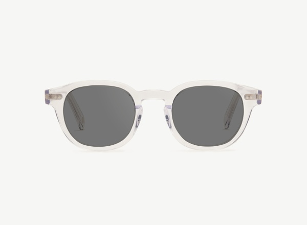 Front view of a pair of eyeglasses called the Performer in Crystal