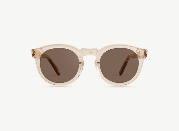 Front view of a pair of eyeglasses called the Charmer in Sunset