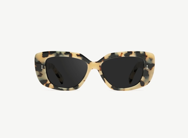 Front view of a pair of eyeglasses called the Actress in Diorite