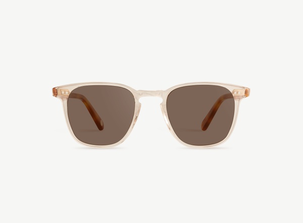 Front view of a pair of eyeglasses called the Architect in Sunrise