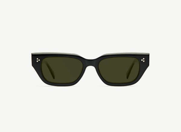 Front view of a pair of eyeglasses called the Publicist in Black