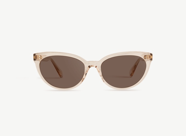 Front view of a pair of eyeglasses called the Idol in Nude